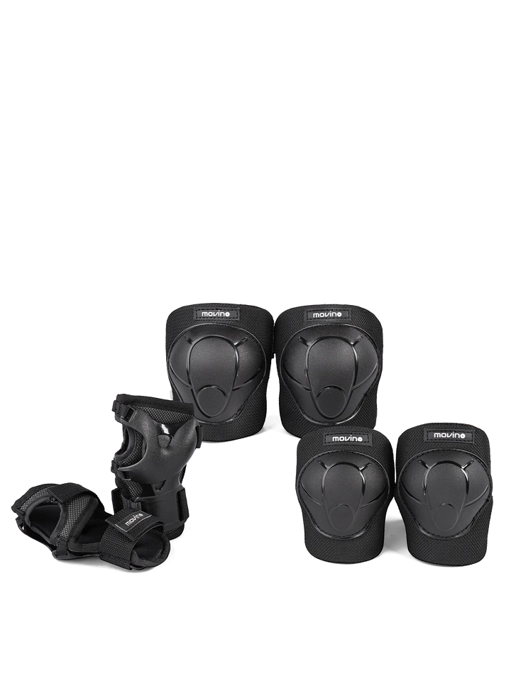 Movino 3-Pack Protective Pad Set for Children (black)