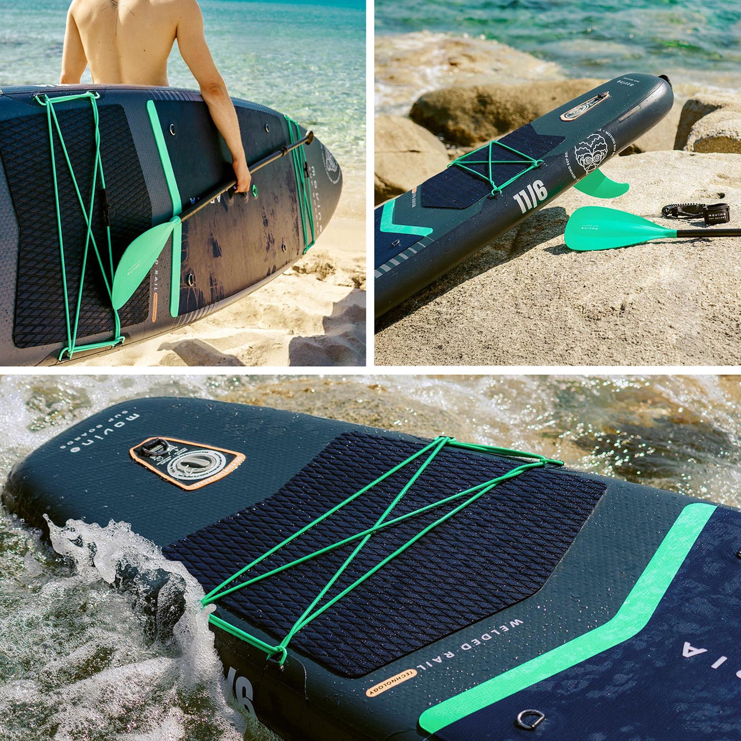 Movino ADRIA Allround 11'6'' (bleumarin-verde mentă)