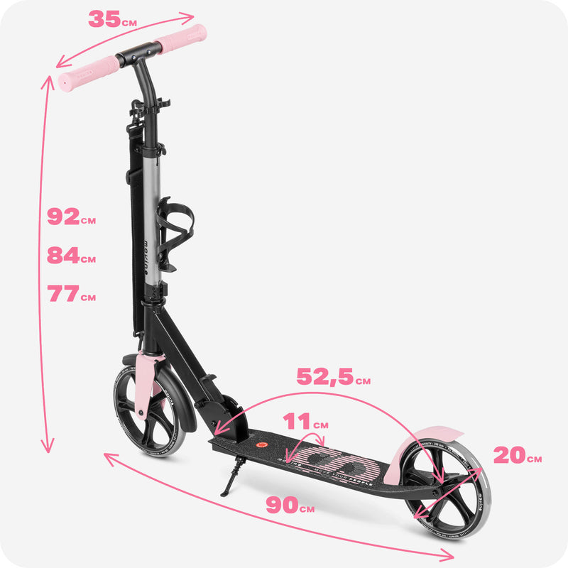 Check scooter dimensions.